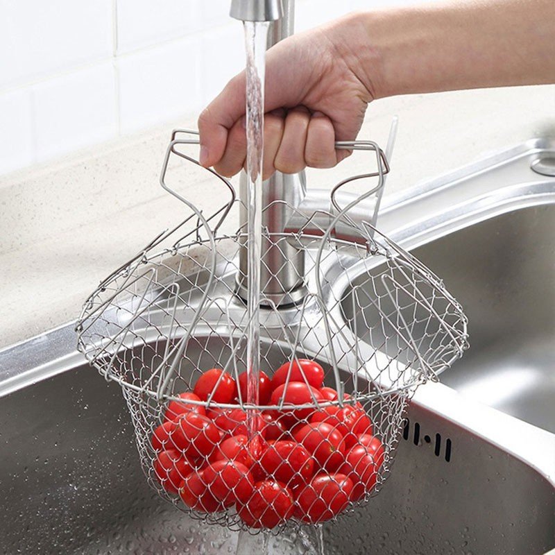 Multifunctional Foldable Chef Basket | 12 in 1 Kitchen Tool - Budget Mart