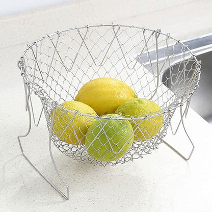 Multifunctional Foldable Chef Basket | 12 in 1 Kitchen Tool - Budget Mart