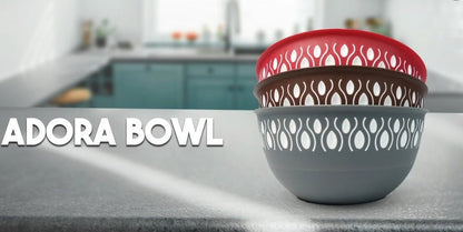Multipurpose Kitchen Adora Bowl 1800ML. - Budget Mart