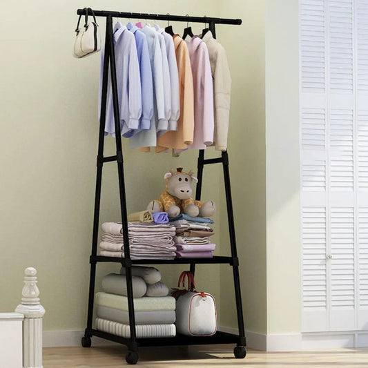 Multipurpose Triangle Rack with Movable Wheel