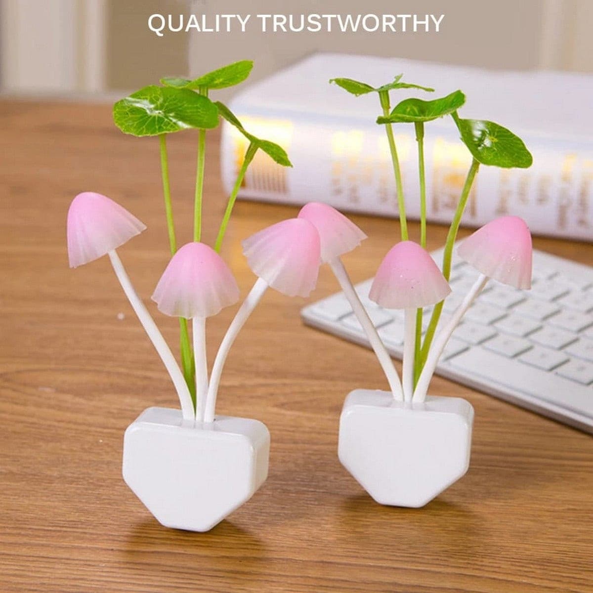 Mushroom LED Sensor Light Night Lamp - Budget Mart