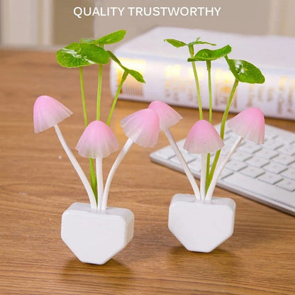 Mushroom LED Sensor Light Night Lamp - Budget Mart