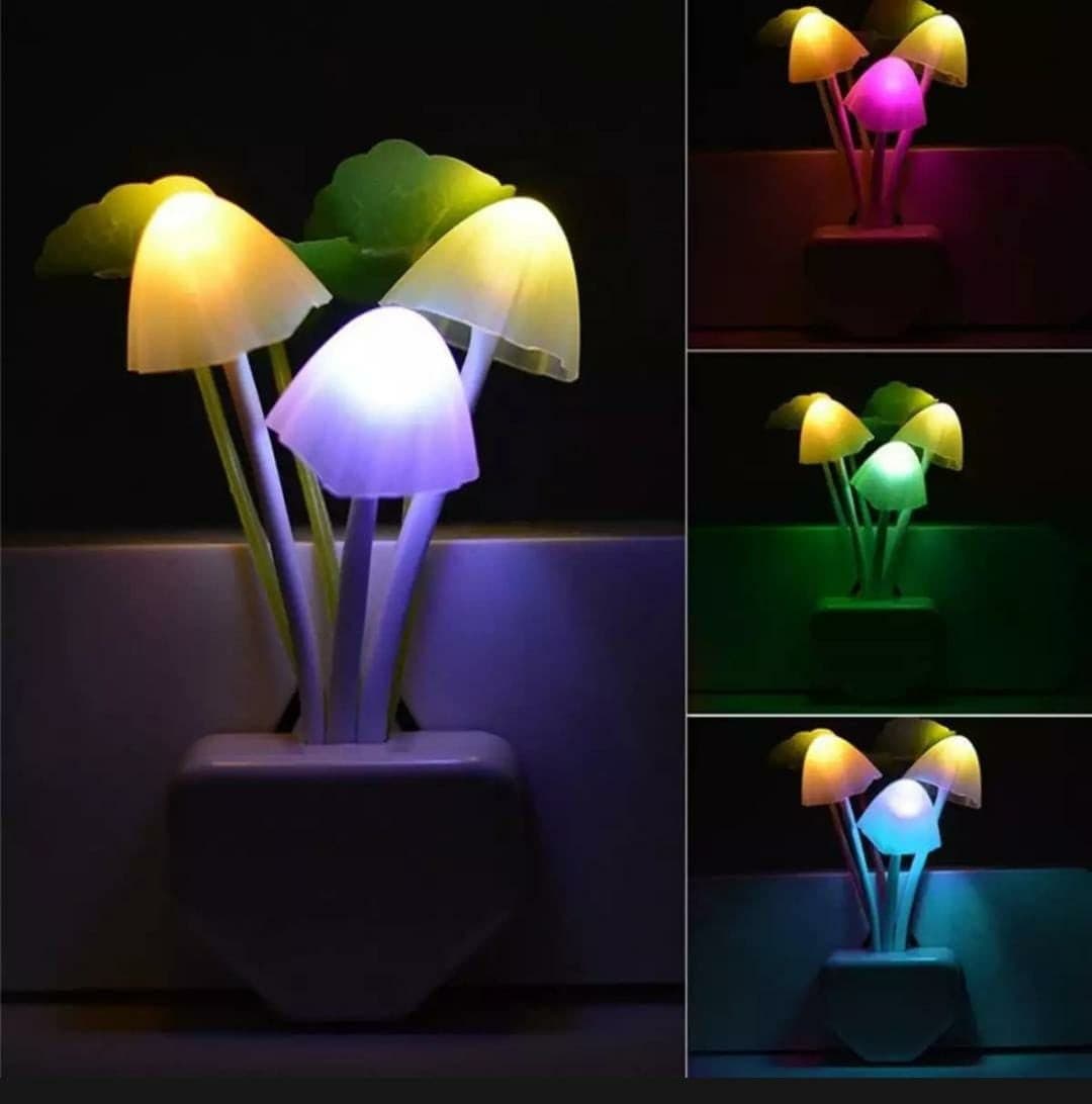 Mushroom LED Sensor Light Night Lamp - Budget Mart