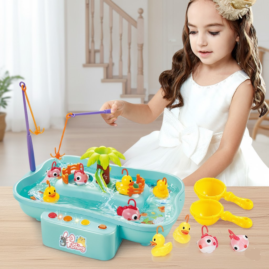 Musical Fishing Water Game Toy - Budget Mart