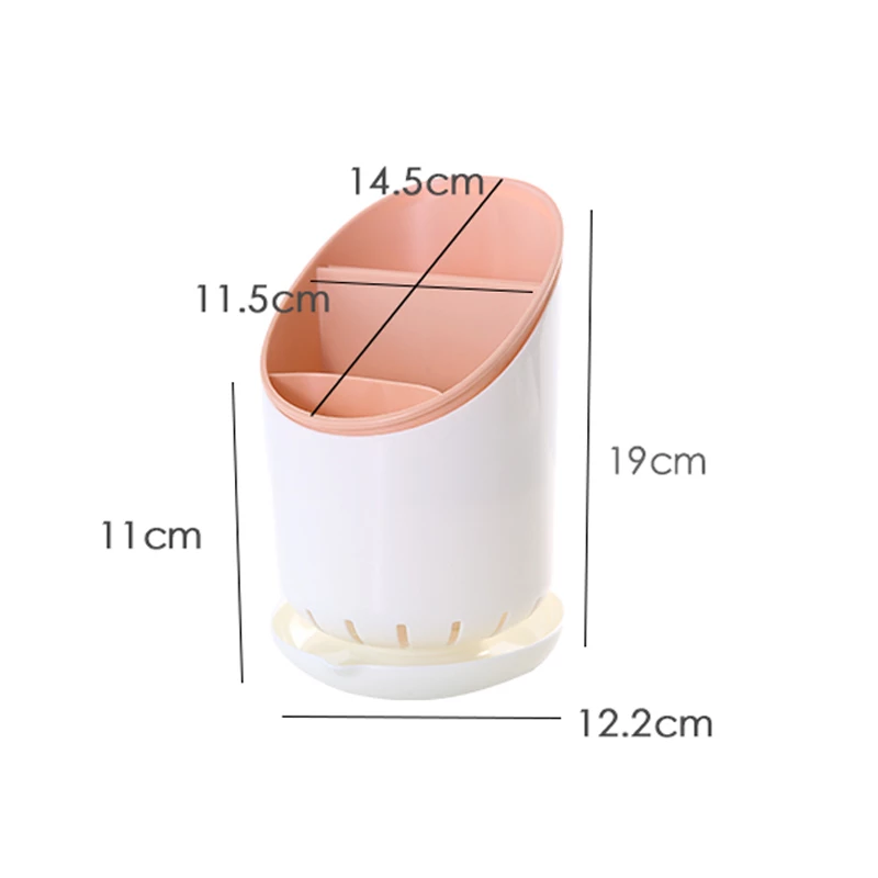 New Cutlery Storage Rack Fast Dry Drain Container