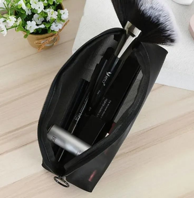 New Portable Cosmetic Makeup Organizer Mesh Bag