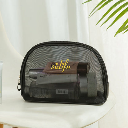 New Portable Cosmetic Makeup Organizer Mesh Bag