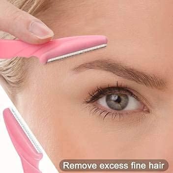 Pack Of 3 Eyebrow Trimmer Safety Razor Face Shaver Blades.