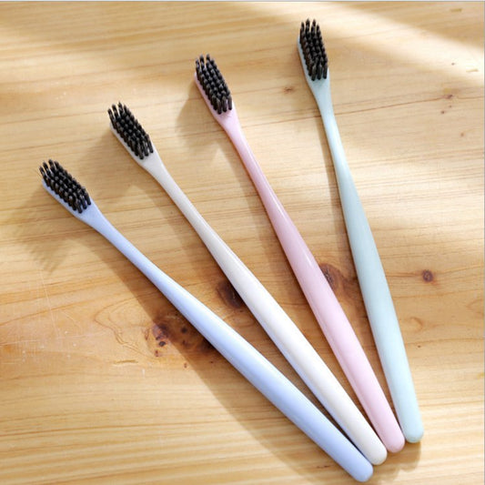 Pack Of 4 - Simple And Innovative For Men And Women With The Same Ecological Toothbrush - Budget Mart