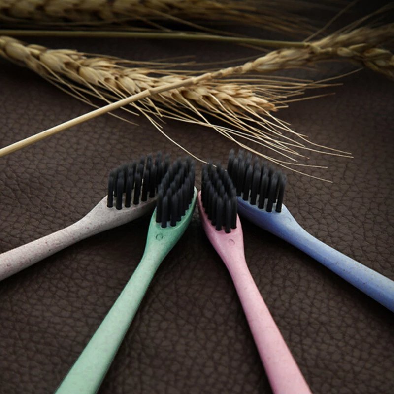 Pack Of 4 - Simple And Innovative For Men And Women With The Same Ecological Toothbrush - Budget Mart