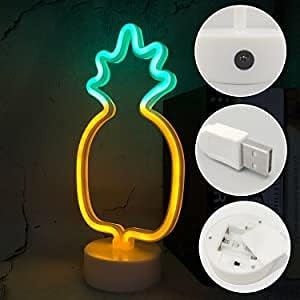 Pineapple Neon LED Night Light - Budget Mart