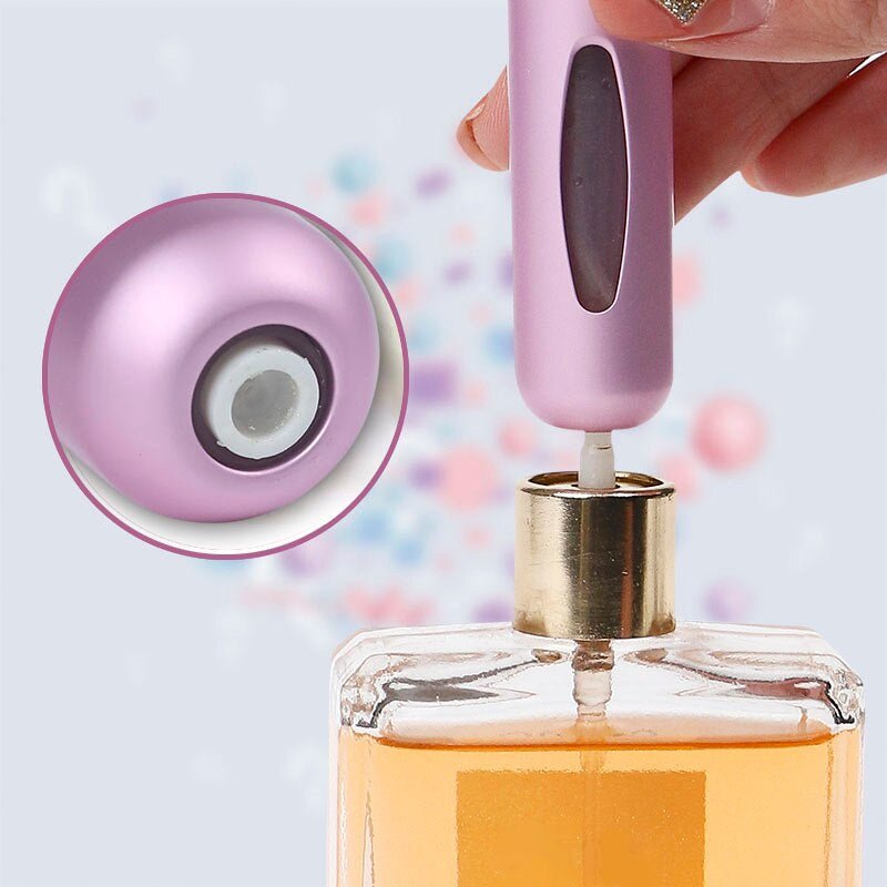 Portable Mini Refillable Perfume Bottle With Spray. - Budget Mart