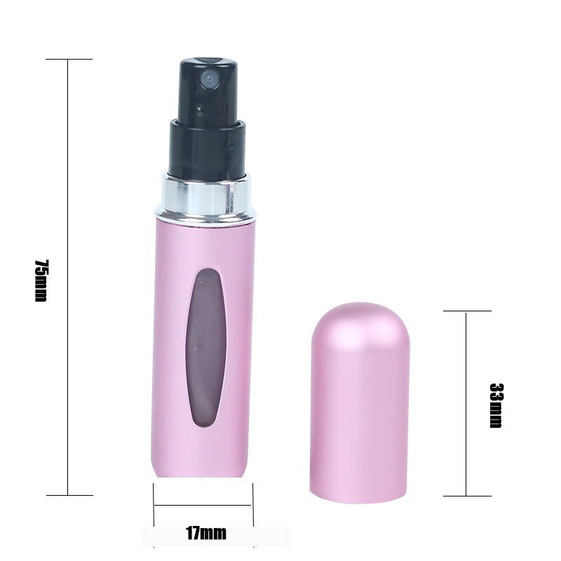 Portable Mini Refillable Perfume Bottle With Spray. - Budget Mart