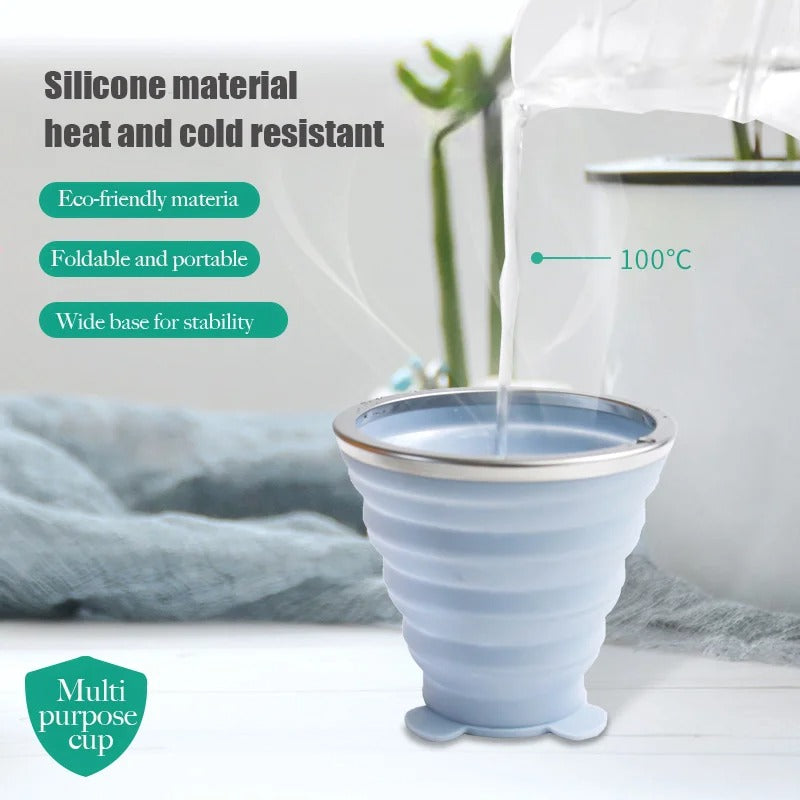 Portable Silicon Folding Glass - Budget Mart