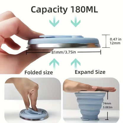 Portable Silicon Folding Glass - Budget Mart