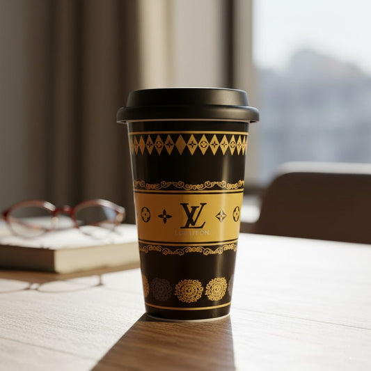 Printed Coffee Mug with Silicon Lid