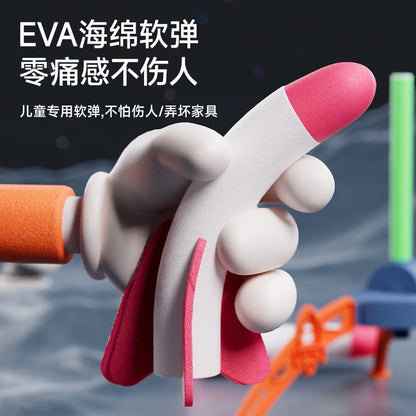 Pump Foot Shoot Rocket Toy