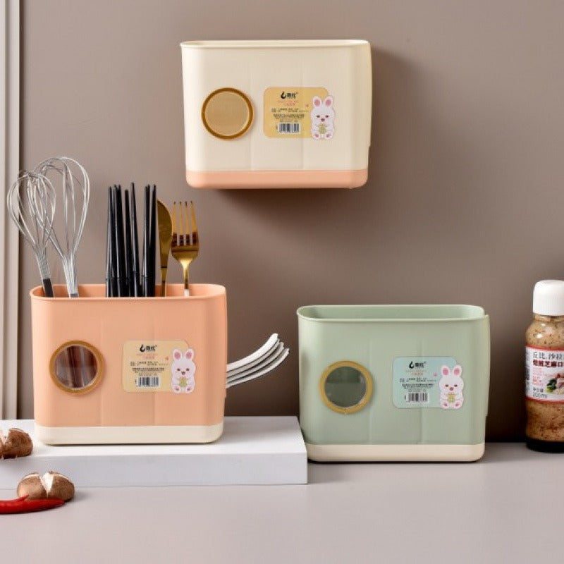 Self-Adhesive Wall Mounted Multi Storage Container - Budget Mart