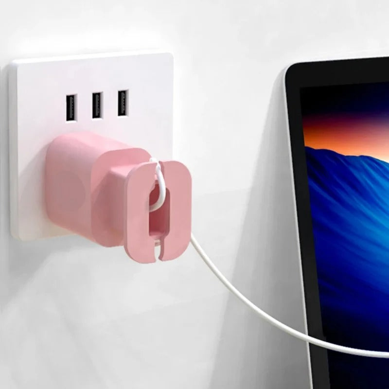Silicon Charger Protective Case & Data Cable Organizer - Budget Mart