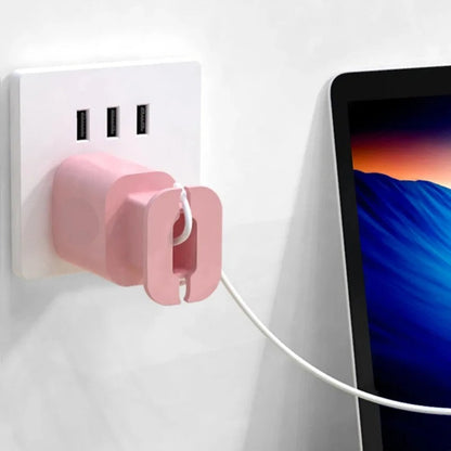 Silicon Charger Protective Case & Data Cable Organizer - Budget Mart