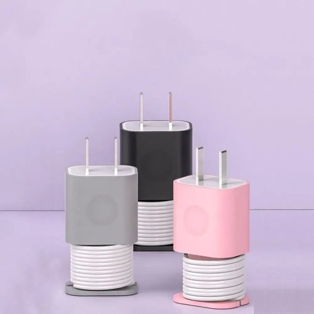 Silicon Charger Protective Case & Data Cable Organizer - Budget Mart
