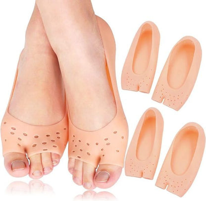 Silicone Heel Moisturizing Full Socks - Budget Mart