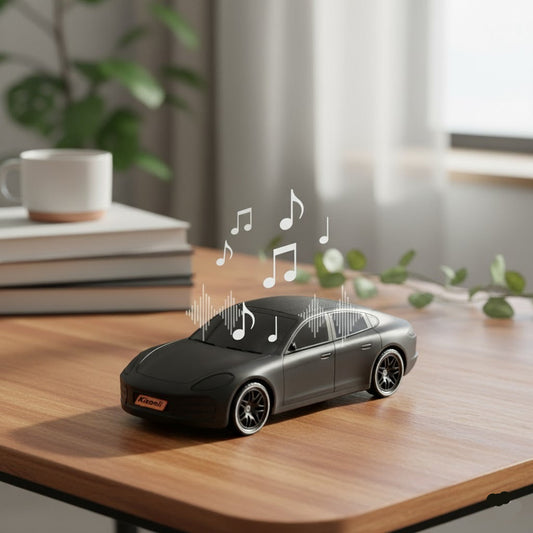 Solar Rechargeable Car Shape Wireless Speaker - Budget Mart