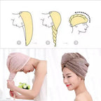 Turbie Twist Hair Drying head Towel - Budget Mart