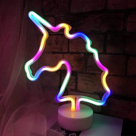 Unicorn Neon LED Night Light - Budget Mart