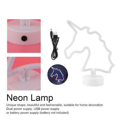 Unicorn Neon LED Night Light - Budget Mart