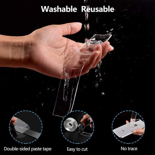 Unique Style Super Strong Double Sided Nano Tape - 3 Meter - Budget Mart