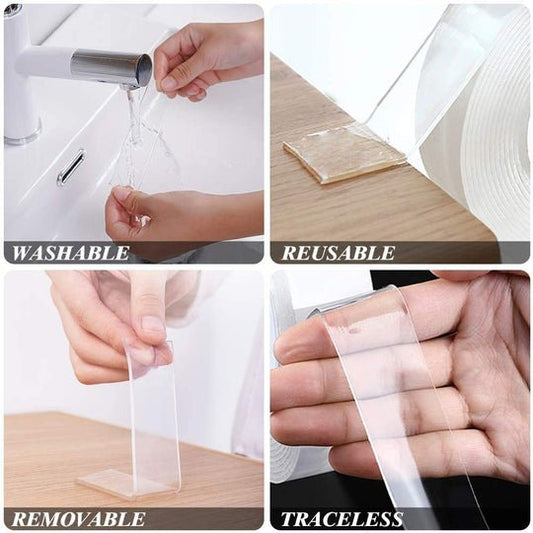Unique Style Super Strong Double Sided Nano Tape - 3 Meter - Budget Mart