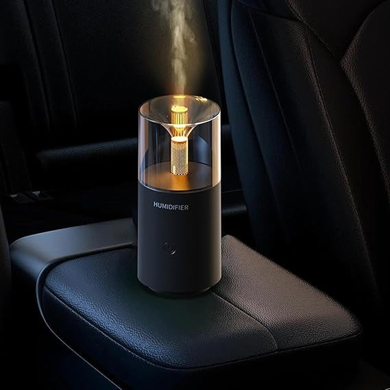 USB Electric Candlelight Aroma Humidifier - Budget Mart