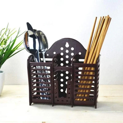 Wall Mounted Plastic Kitchen Spoon Holder - Budget Mart