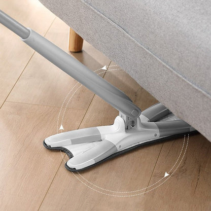 X-Type Squeeze Mop Reusable Microfiber 360 Degree Rotatable. - Budget Mart