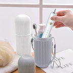 Portable Toothbrush Container Travel Organizer