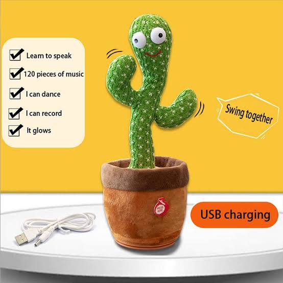 Dancing and Talking Cactus Toy for Kids - Budget Mart