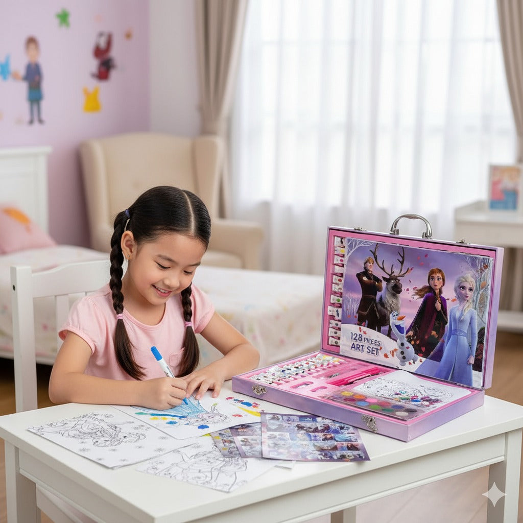 128PC Kids Drawing Art Set