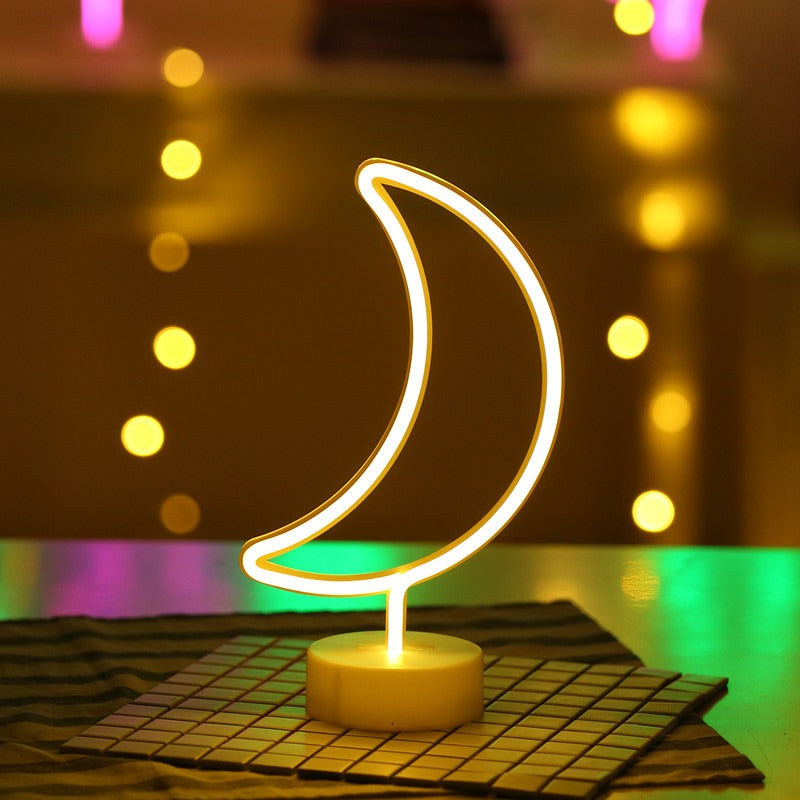 Moon Neon LED Night Light