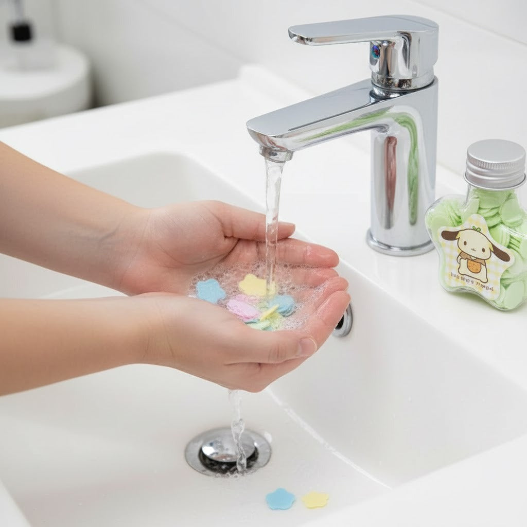 Star Shape Travel Paper Soap