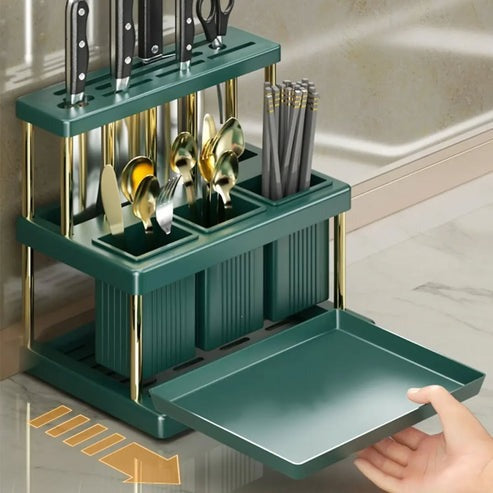Multi-Functional Kitchen Cutlery Organizer