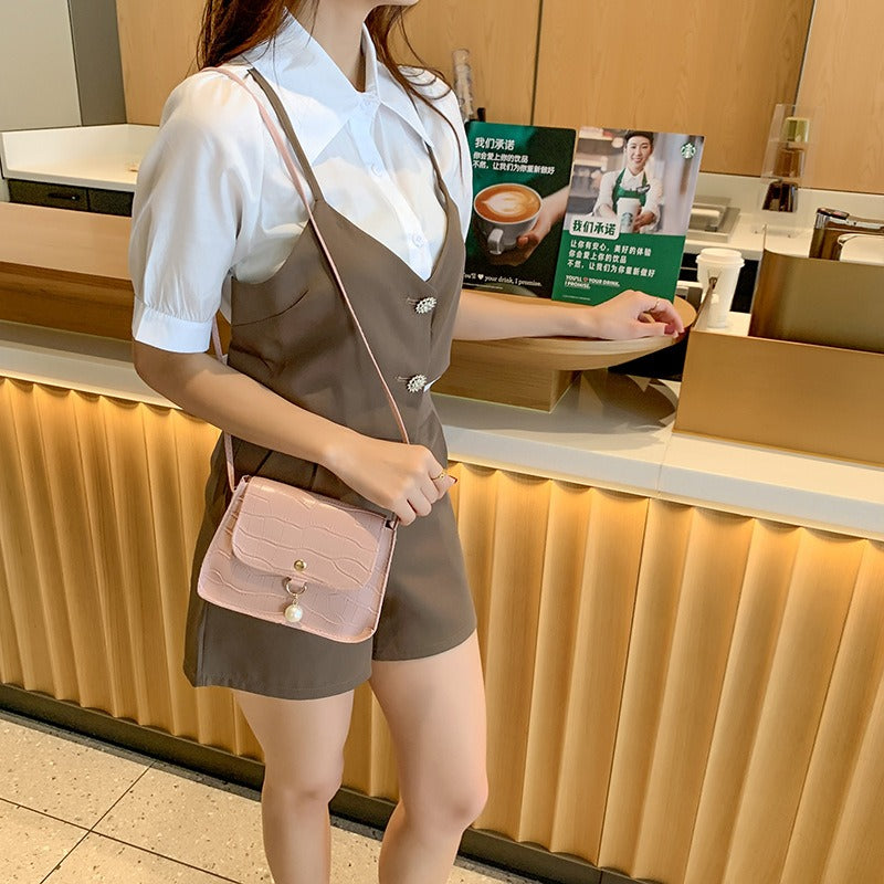 Leather Crossbody Shoulder Bag for Women