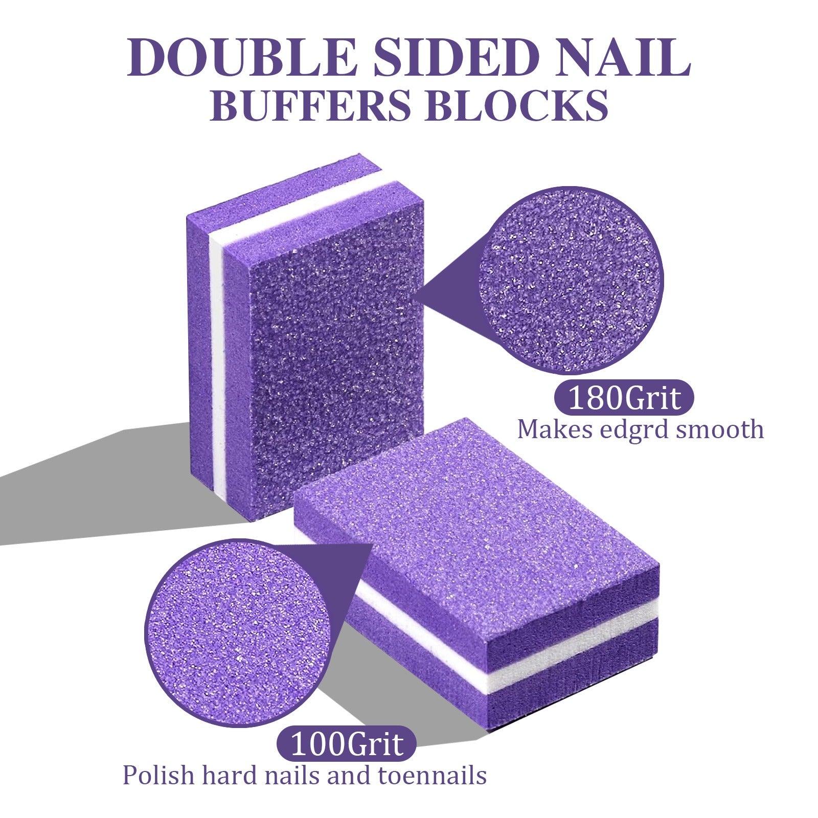 Pack Of 4 - Mini Nail Filer Sponge