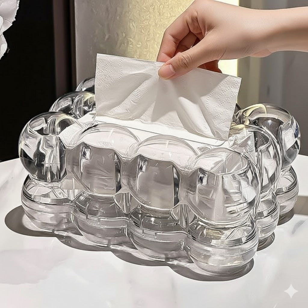 Transparent Creative Bubble Tissue Box
