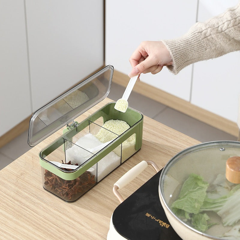 4 Grid Spice Storage Box
