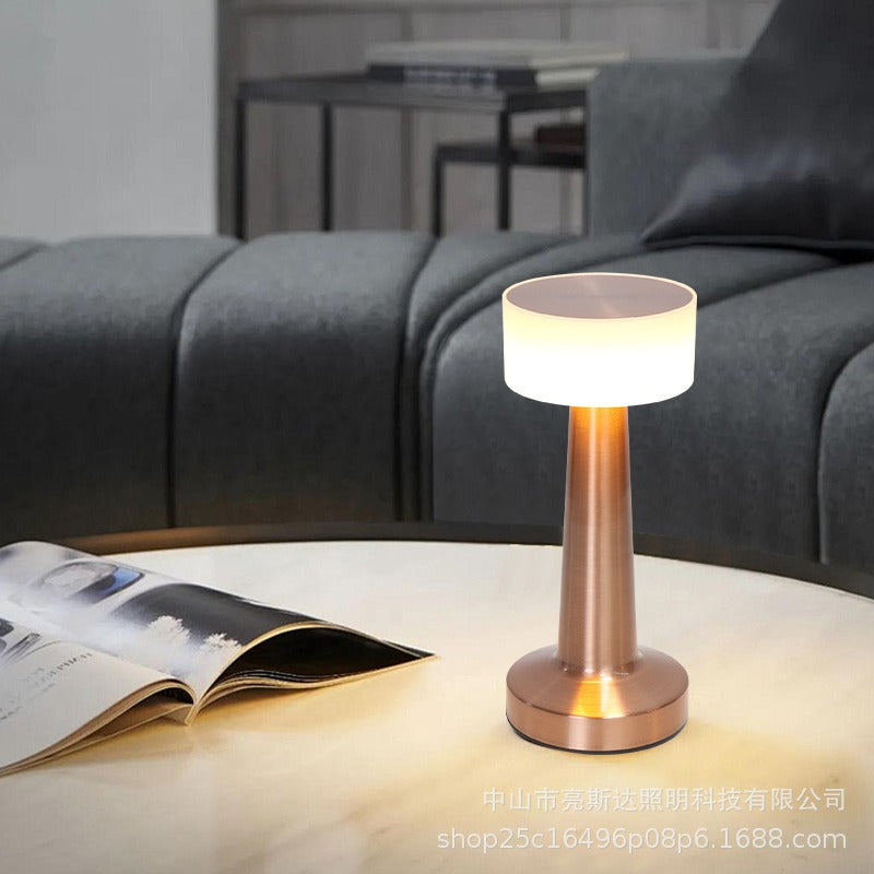 Rechargeable Metal Touch Sensor Table Lamp