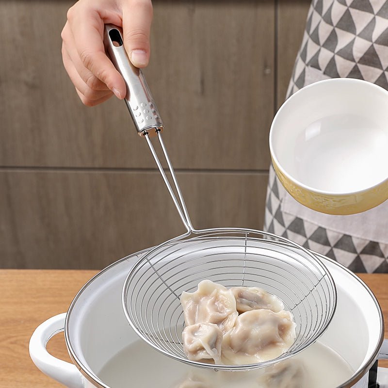 Stainless Steel Food Frying Strainer - Budget Mart