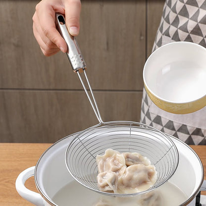 Stainless Steel Food Frying Strainer - Budget Mart