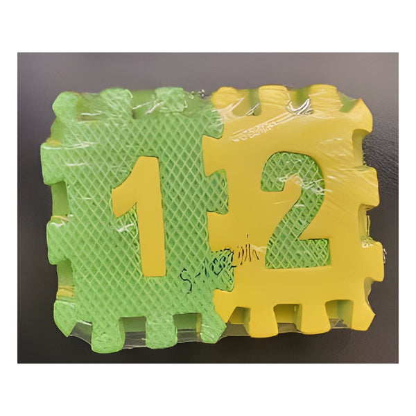 Foam Number Puzzle Mat for Kids, 10 Interlocking Pieces