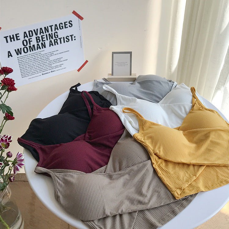 Imported High Quality Flower Design Foam Bra - Free Size - Budget Mart